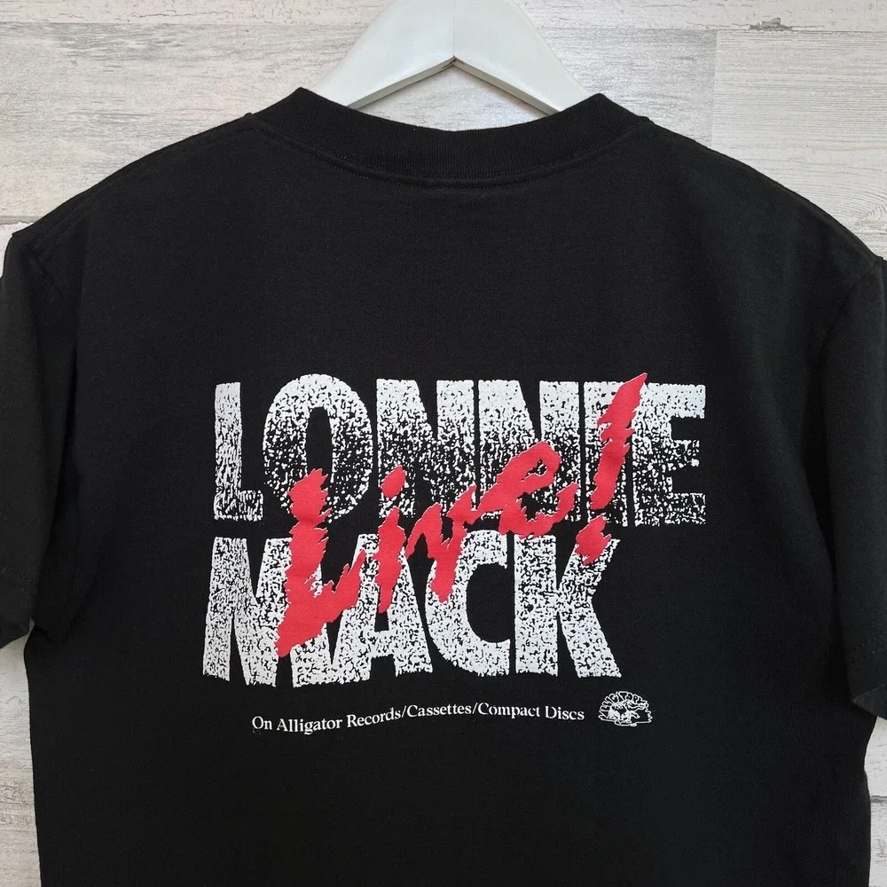 VINTAGE LONNIE MACK LIVE - ATTACK OF THE KILLER V SHIRT size Men's Medium